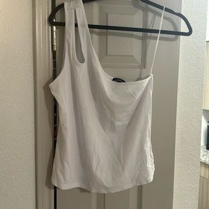 One Shoulder Tank with Tags. Never worn